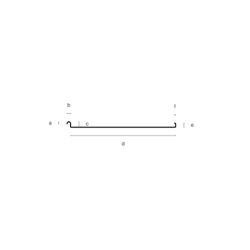 Plåtwebb – Bandplat (profil)